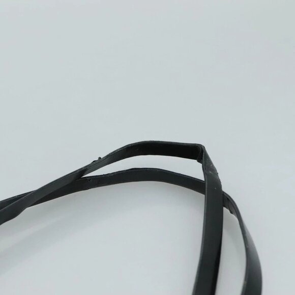 PRADA Hand Bag Nylon Leather Black Silver Auth 108371 - Picture 9 of 15